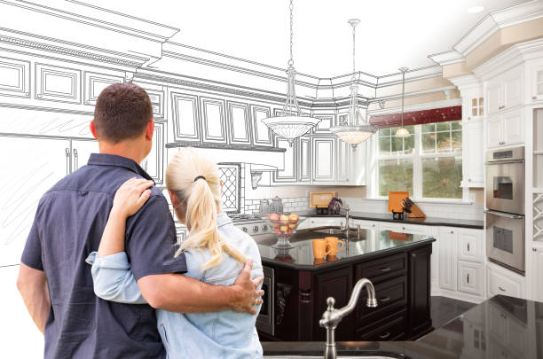 Professional Open Concept Kitchen technician working in Clarksburg, MD